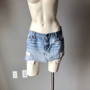 A&F  2004 y2k denim skirt